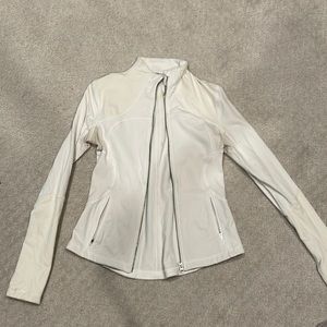 White workout jacket